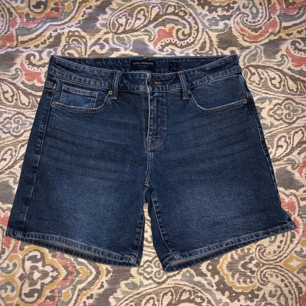 Lucky Brand dark jean shorts